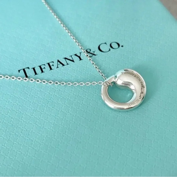 ❤️ Tiffany & Co.❤️ Eternal Circle Pendant ❤️ - Picture 10 of 16